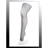 Leggings/ Tights/ Pantyhose - Mesh - Black - SK-LGN2487